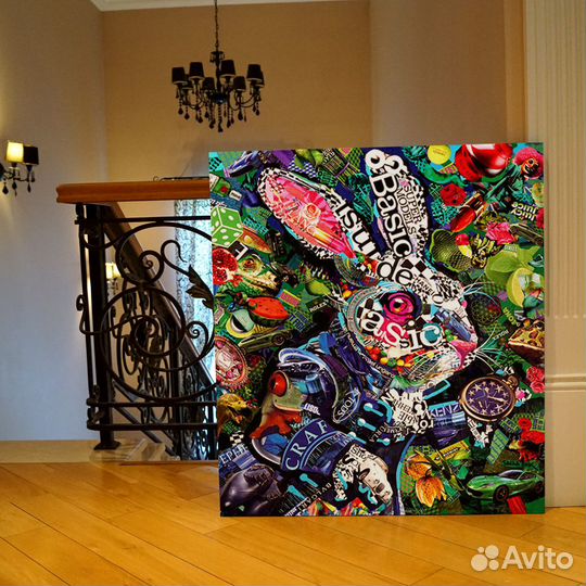 Картина Белый Кролик