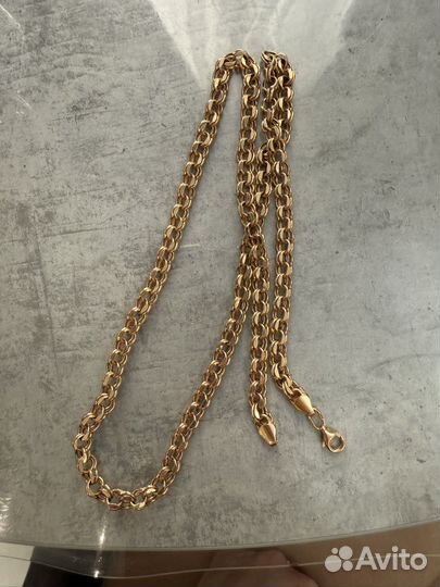 Золотая цепь бисмарк 585 60см