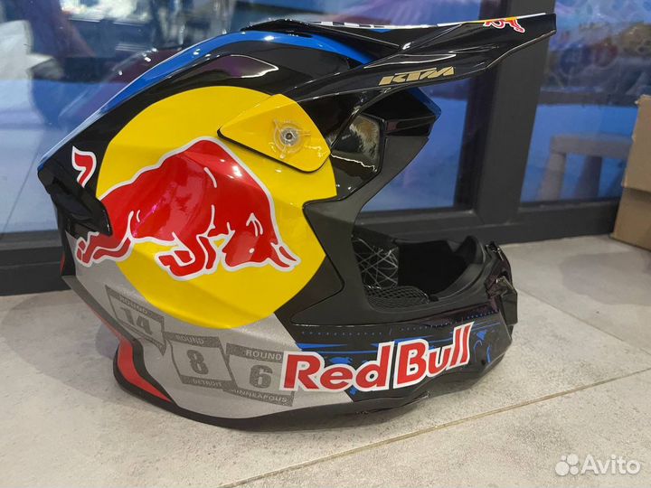 Шлем кроссовый Red Bull В наличии