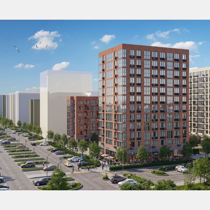 Квартира-студия, 20,5 м², 8/12 эт.