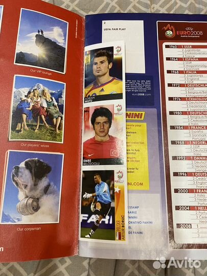 Panini euro 2008 Новый альбом