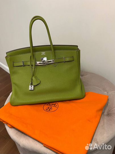 Сумка Hermès Birkin 35 Kiwi Candy