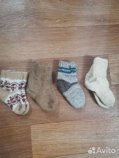 Детские шерстяные носки