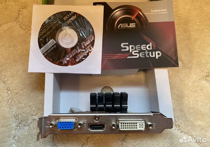 Видеокарта Asus nvidea GeForce 210 0db 1G
