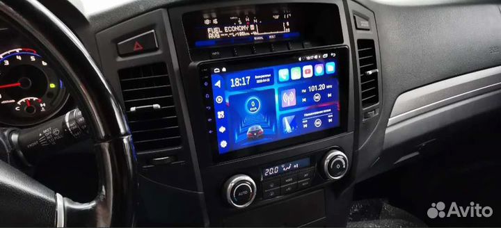 Андроид магнитола Mitsubishi Pajero паджеро 1.32