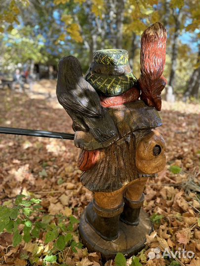 Скульптура из дерева. Охотник Себастьян