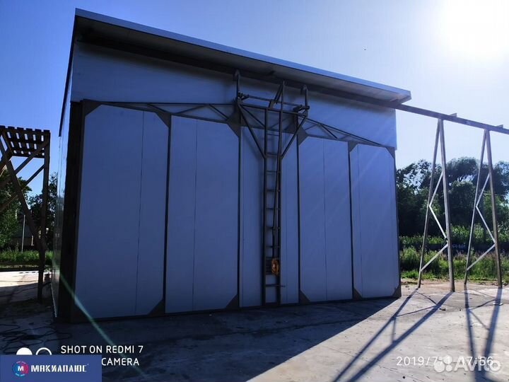 Сушильная камера скд-120м3 для сушки пиломатериала