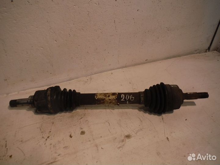 Привод передний левый peugeot 206 2004