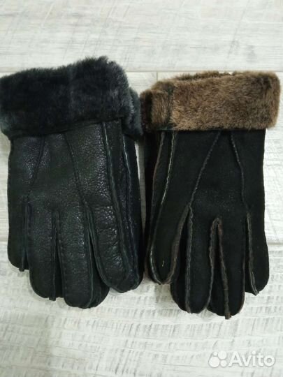 Перчатки мужские Дубленка-Овчина