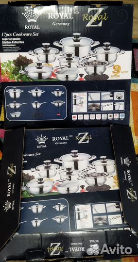 Набор посуды новый Royal Z RL-555 оригинал