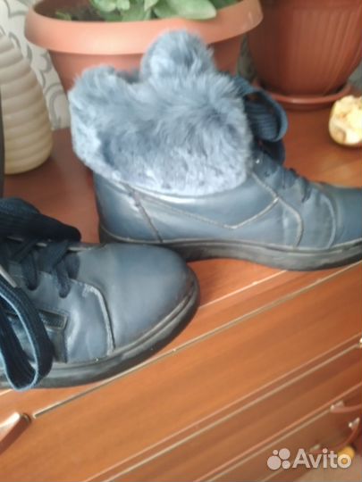 Зимние ботинки.Натуральная кожа