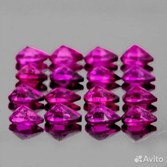 Гранат натуральный 3,31Ct 4х3мм 16шт VVS pear