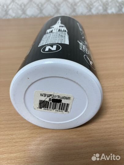 Бутылка для воды металлическая