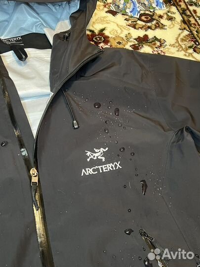 Ветровка arcteryx gore tex черная