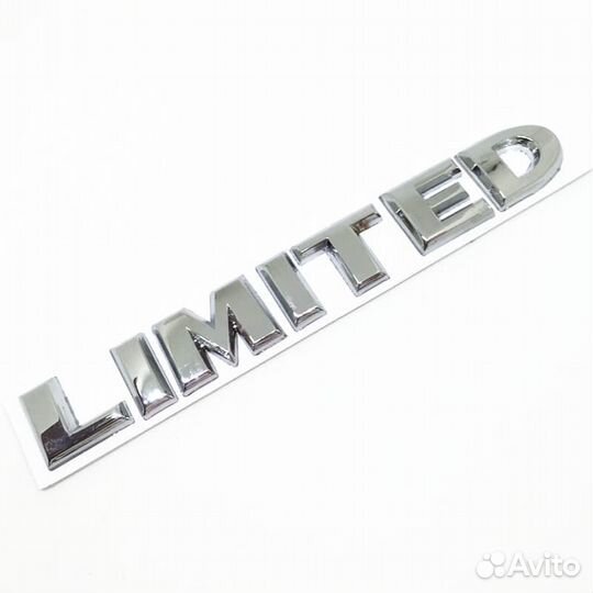 Шильдик на багажник Limited (хром)