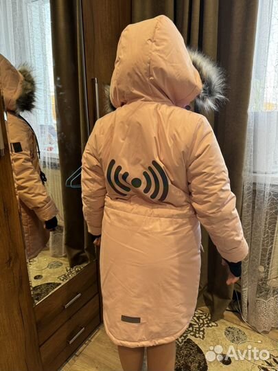 Парка зимняя для девочки 140