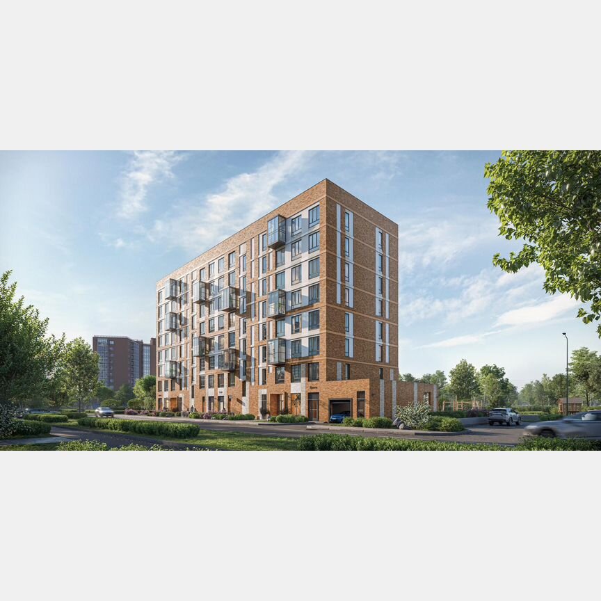 2-к. квартира, 53,5 м², 2/23 эт.