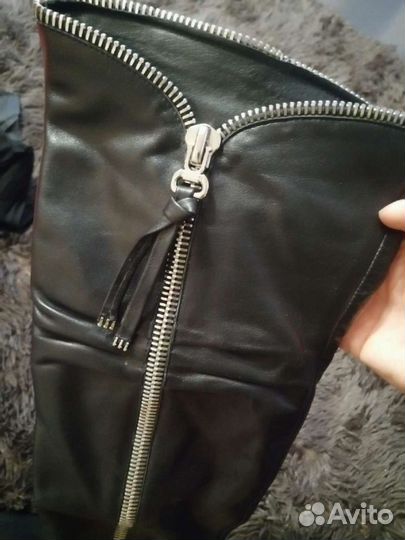 Сапоги зимние натуральная кожа 36