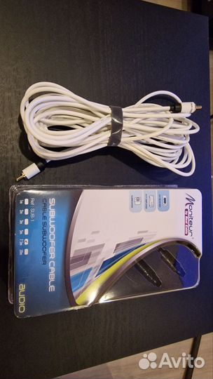 Кабель для сабвуфера Real Cable, 7.5 м