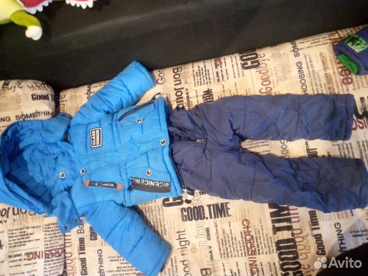 Куртка змняя на мальчика 74 см