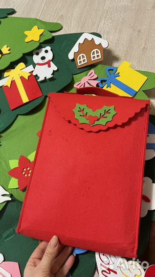 Фетровая елка на стену