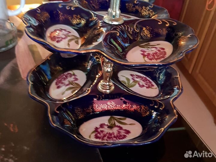 Ваза для фруктов и конфет.фарфор