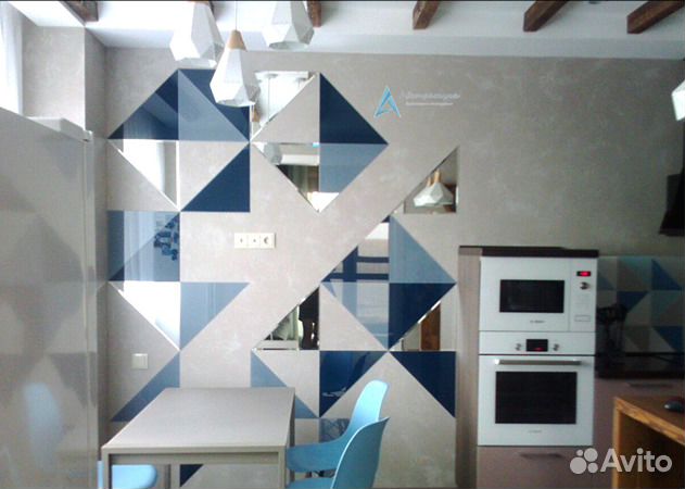 Зеркальное панно, Зеркальная плитка