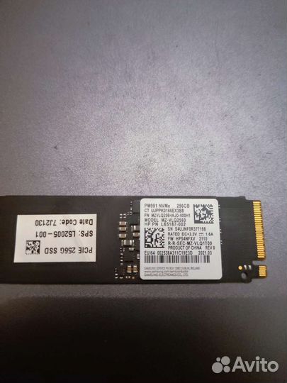 SSD M2 nvme 256gb