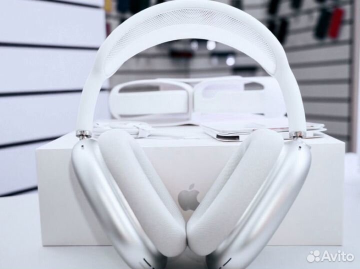 Airpods max белые, гироскоп