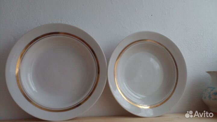 Блюдца и тарелки СССР новые наборы