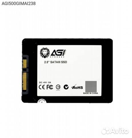 AGI500gimai238, Диск SSD AGI AI238 2.5" 500 гб SAT