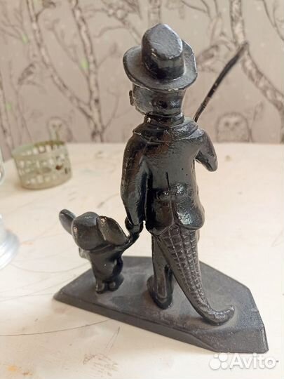 Статуэтка металл Чебурашка и Гена