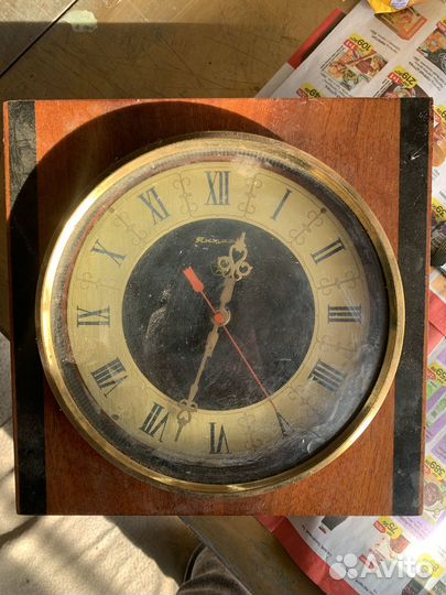 Часы янтарь СССР