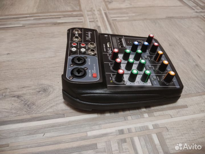 Микшерный пульт Muslady (сеть/пауэрбанк USB)