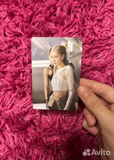Карта Розе из Blackpink