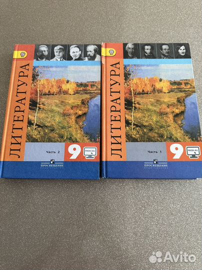Учебник по литературе 9 класс 1,2 часть Коровина
