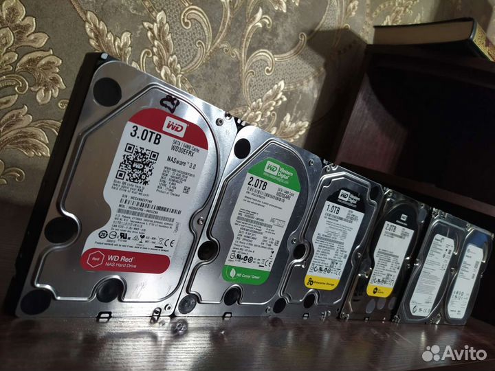 Жёсткие диски 6Tb 4Tb.3тTb 2Tb 1Tb. 500Gb 250G