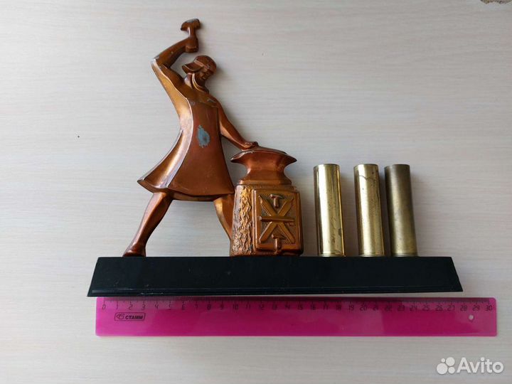 Сувенир карандашница кузнец Тула 1976 г