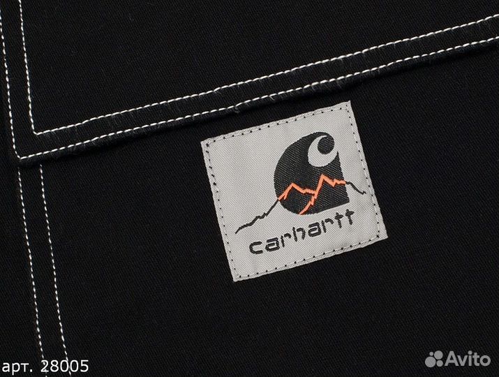 Рубашка carhartt мужская черная