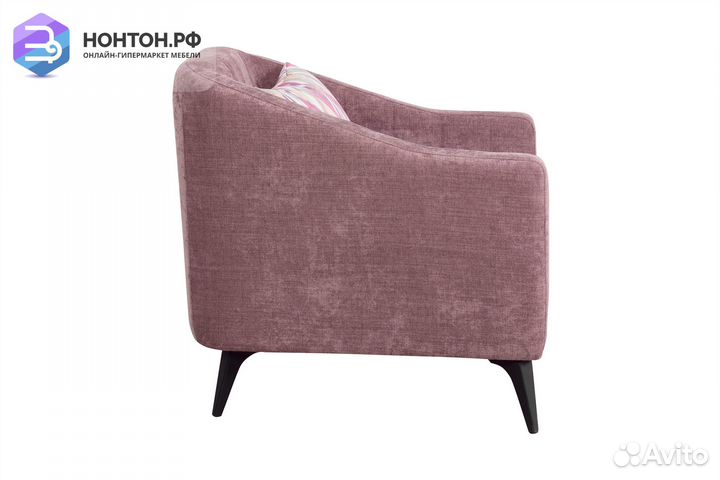 Кресло Наоми светло-розовое / розовое