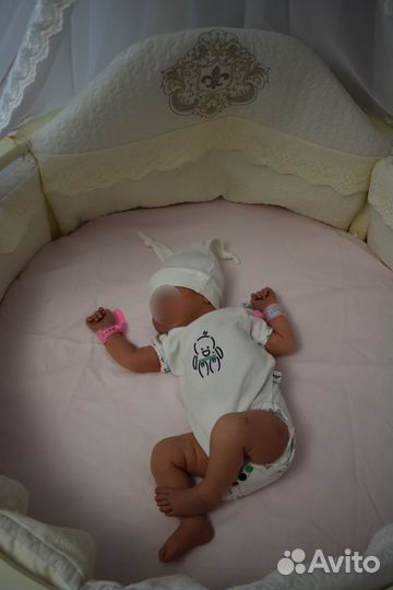 Матрас детский на круглую кровать 70см