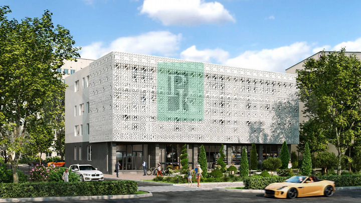 Продам помещение с балконом в новом офисном центре