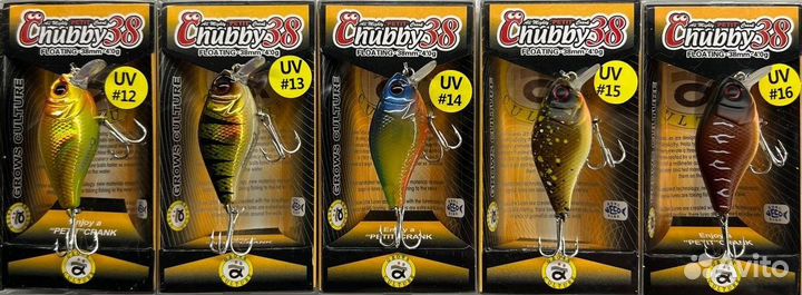 Воблеры Jackall Chubby 38