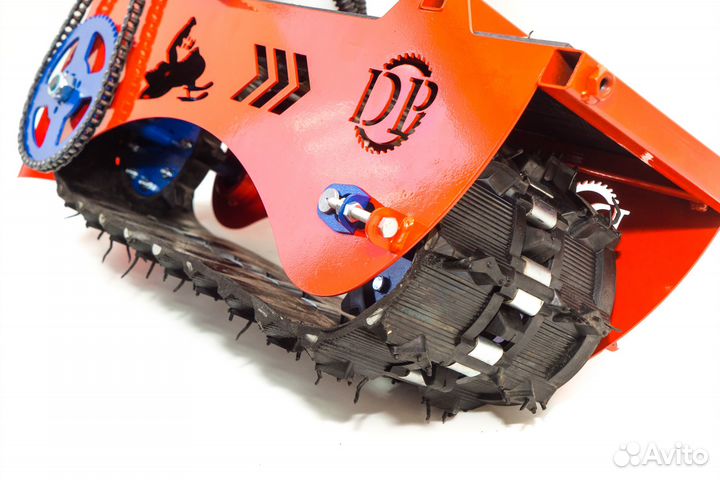 Гусеничная приставка-модуль для снегоката