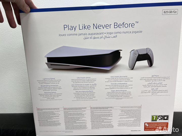 Новая sony playstation 5 новая Blu-Ray 825Gb