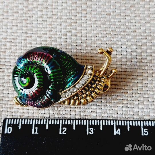 Брошь Улитка