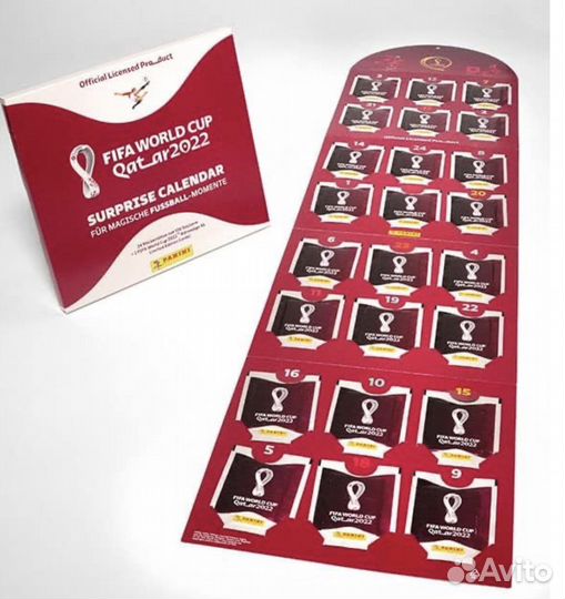 Сюрприз-Календарь Panini WC2022