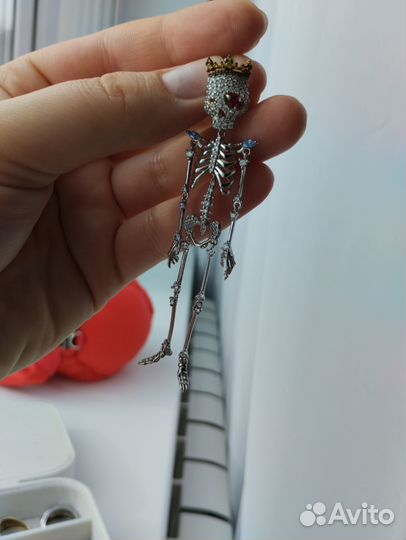 Моно серьга серебро соколов