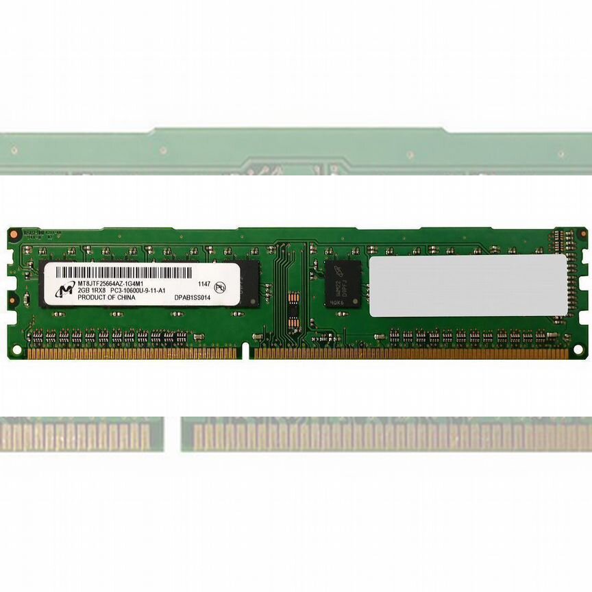 [MT8JTF25664AZ-1G4M1] Оперативная Память Micron 2gb Mt8jtf25664az-1g4m1