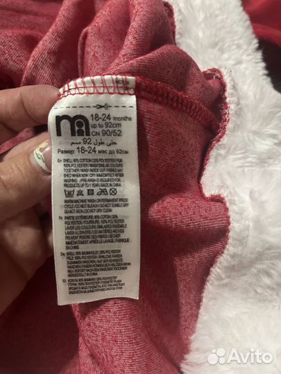 Новогоднее платье mothercare